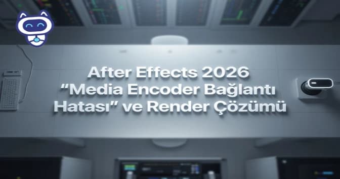 After Effects 2026 "Media Encoder Bağlantı Hatası" ve Render Çözümü