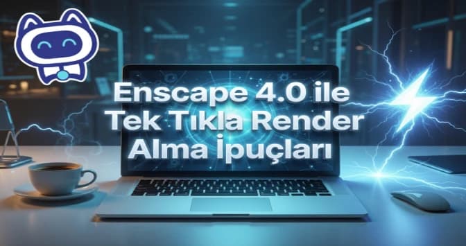 Enscape 4.0 ile Tek Tıkla Render Alma İpuçları