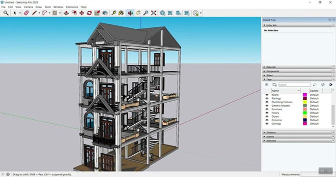 SketchUp Pro 2023 İndir – Full PC ekran görüntüsü  İndir - TecRelax Ücretsiz Yazılım