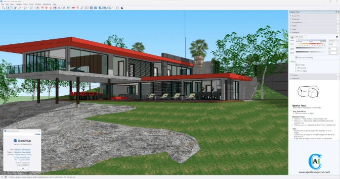 SketchUp Pro 2024 İndir – Full PC ekran görüntüsü  İndir - TecRelax Ücretsiz Yazılım